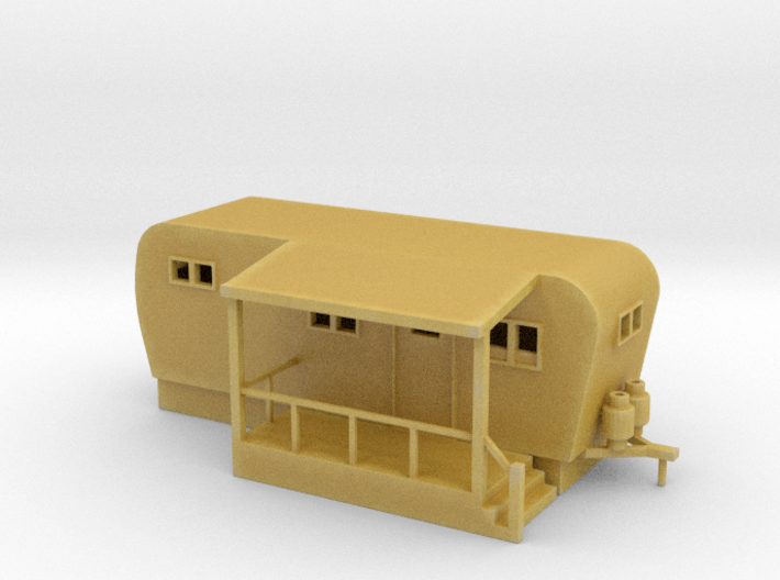 Trailer Mobile Home 20ft - N 160:1 Scale 3d printed 