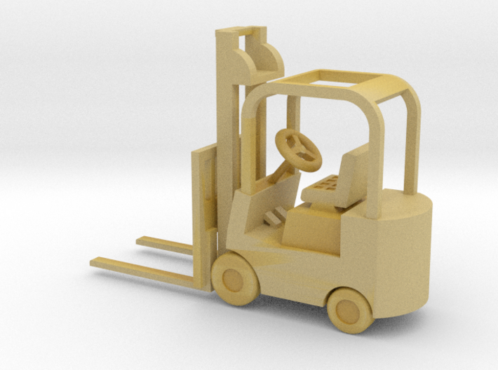 Forklift 20 Ton - N 160:1 Scale 3d printed 