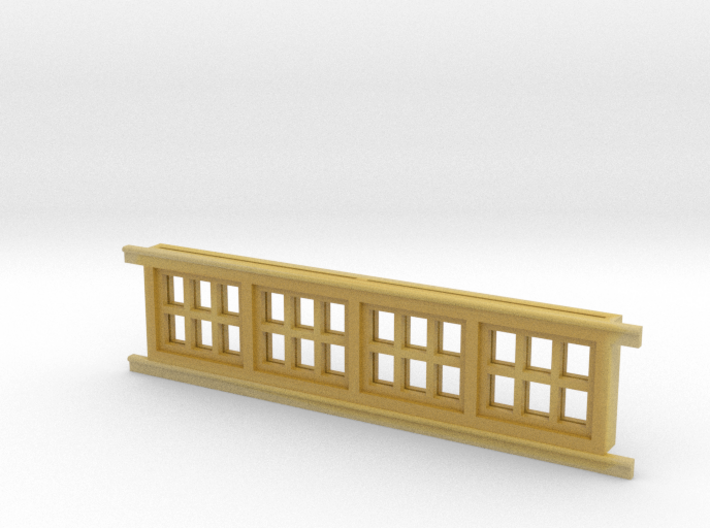 Red Barn Window Section 2x3 White 3d printed