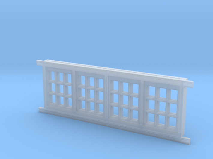 Red Barn Window Section 3x3 White 3d printed