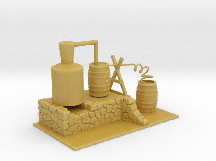 Moonshine Still HO 87:1Scale 3d printed
