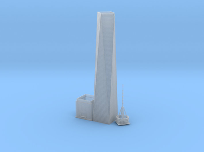 One World Trade Center (1:2000) 3d printed