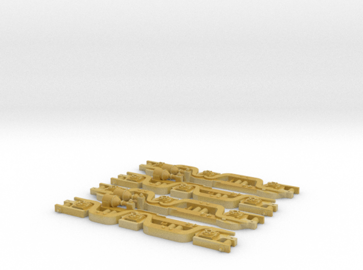 S Scale Baldwin Drop Equalized Side Frames-RT-624 3d printed 