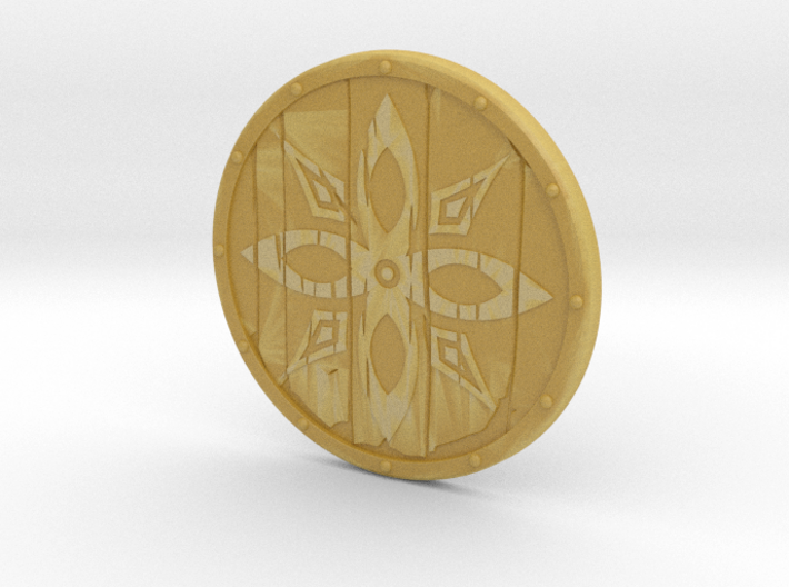 &quot;BotW&quot; Wooden Shield 3d printed