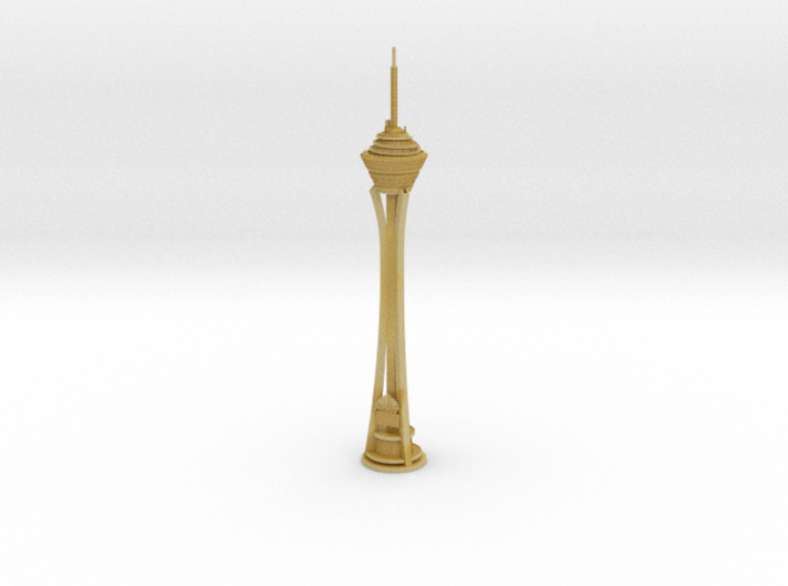 Stratosphere Tower (1:1800) 3d printed