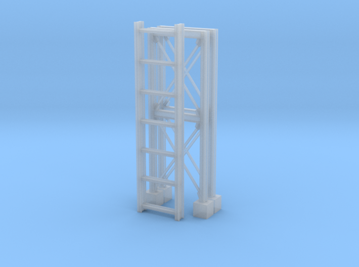 'HO Scale' - Pipe Bridge 3d printed