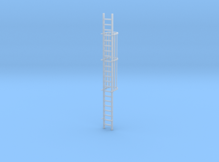 'S Scale' - 20 Ft. Caged Ladder 3d printed