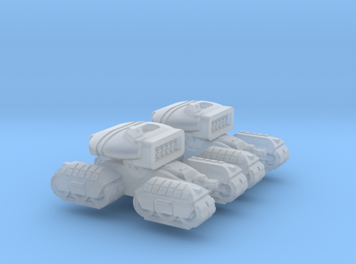 Bashkir Heavy Support Tracked Armor - 3mm 3d printed