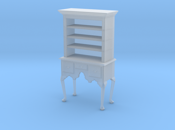 1:48 Queen Anne Highboy with Shelves 3d printed