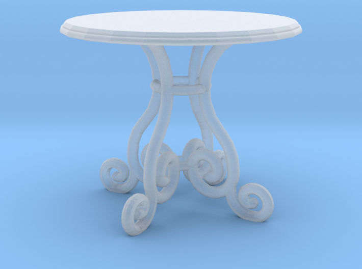 1:48 Fancy Rod Iron Table 3d printed