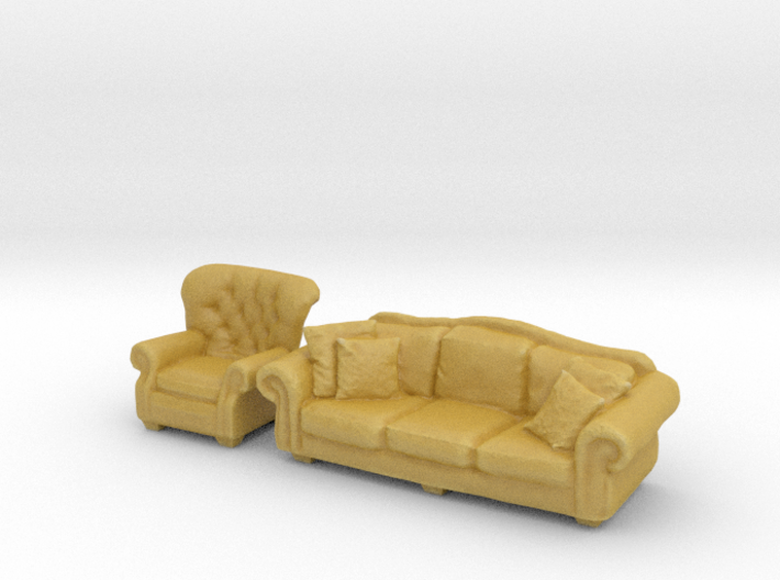 1:144 Sofa Set 3d printed 