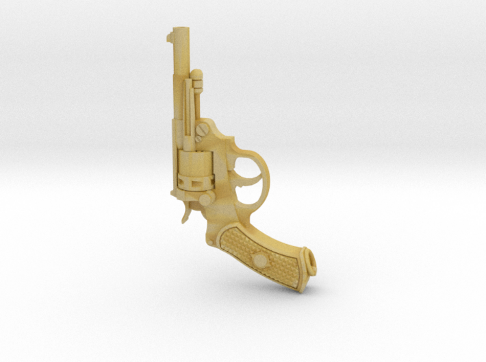 1/6 French Revolver 3d printed