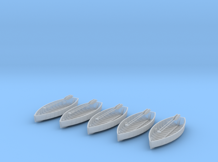 Oscale RowBoatpaddles V2 5ea 3d printed
