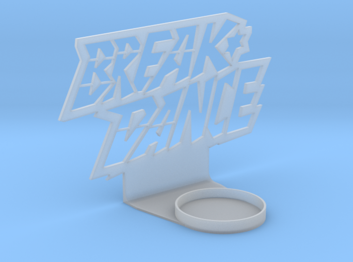 Teelichthalter &quot;Break Dance Logo&quot; - Schatten 3d printed