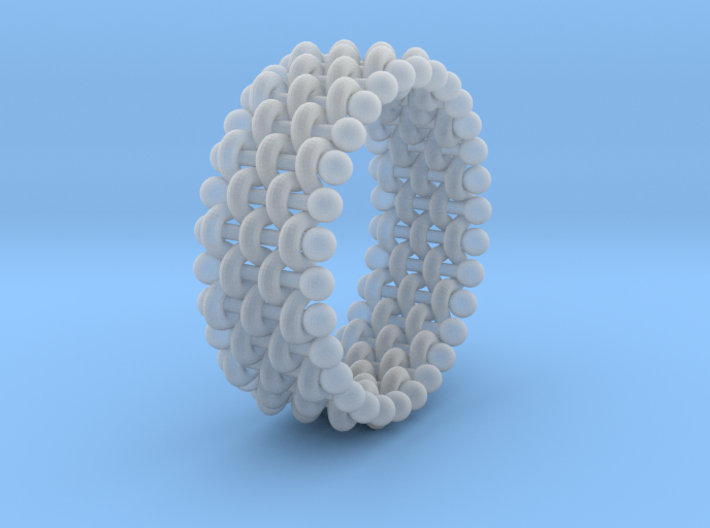 woven ring 3 3d printed