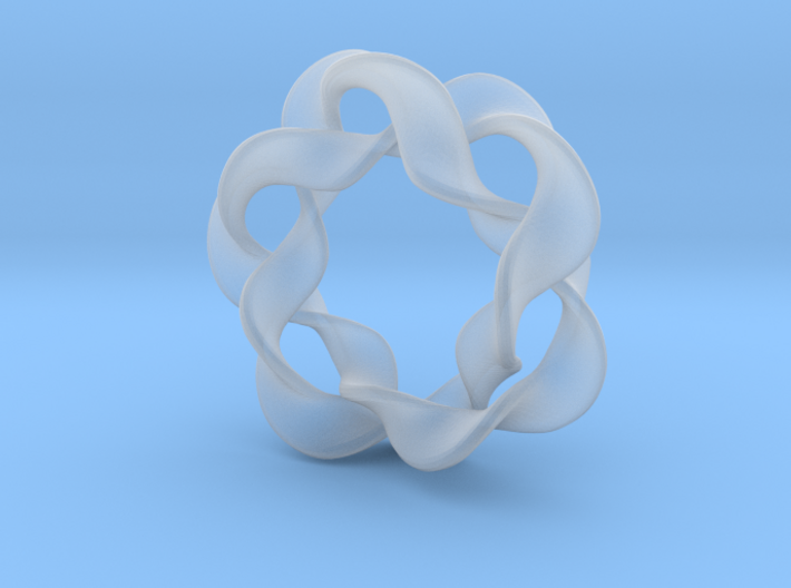 Interlocked waves 3d printed