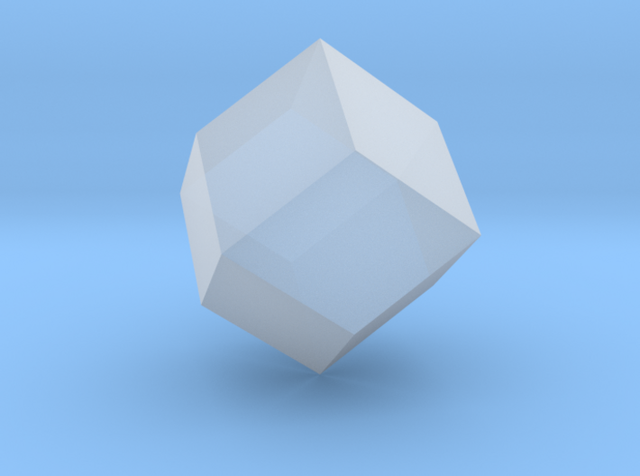rhombic dodecahedron 3d printed