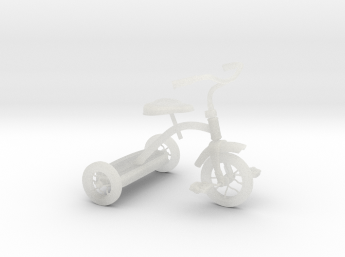 Mini Tricycle with moving parts 3d printed