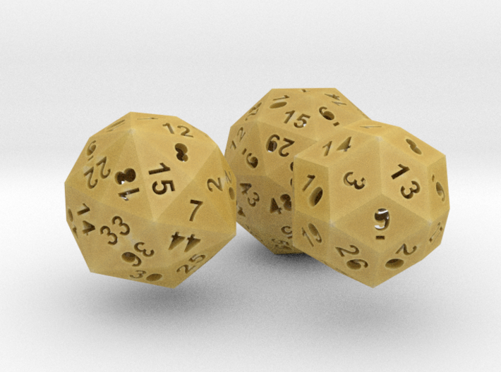 Catalan dice bundle 3 3d printed