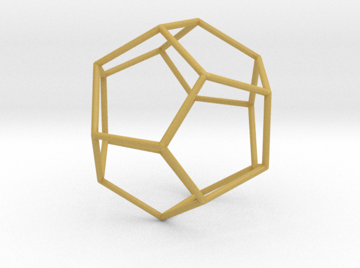 Dodecahedron 3d printed