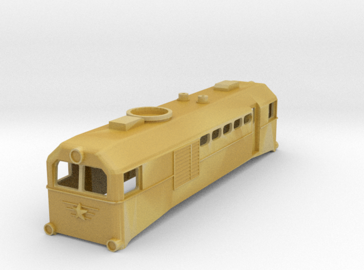 H0e Scale USSR TU2 Locomotive 3d printed