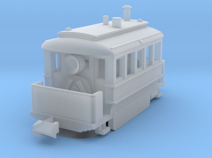1001-3 Early Baldwin Steam Tram (Type B) 1:148 3d printed