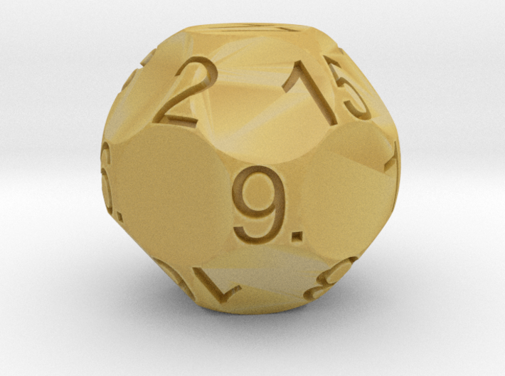 D17 Sphere Dice 3d printed
