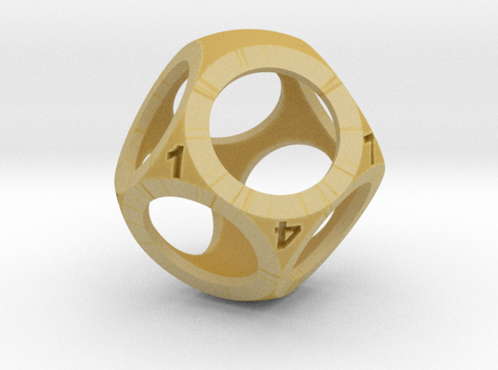 D8 Shell Dice 3d printed