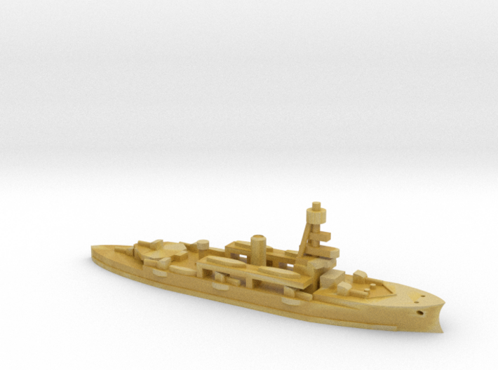 Niels Juel ship in 1/1800 scale 3d printed