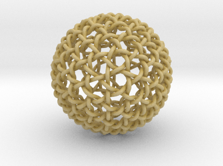 Small Geodesic Weave 3d printed 