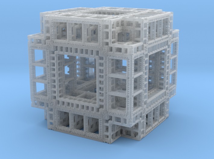 MengerKoch Fractal Cube 3d printed