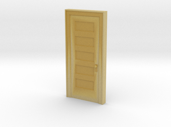 Miniature 1:48 5 Panel 30" Door 3d printed 