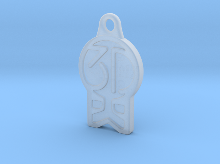 3DKitbash Logo Pendant 3d printed