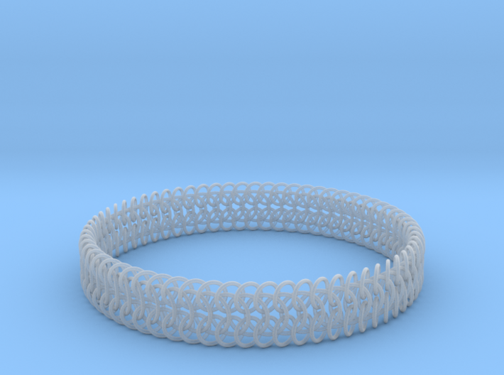 Euro 6-in-1 Chainmail Bracelet A 3d printed
