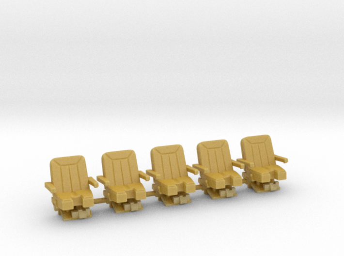 Seats for jet 1:72 5x 3d printed
