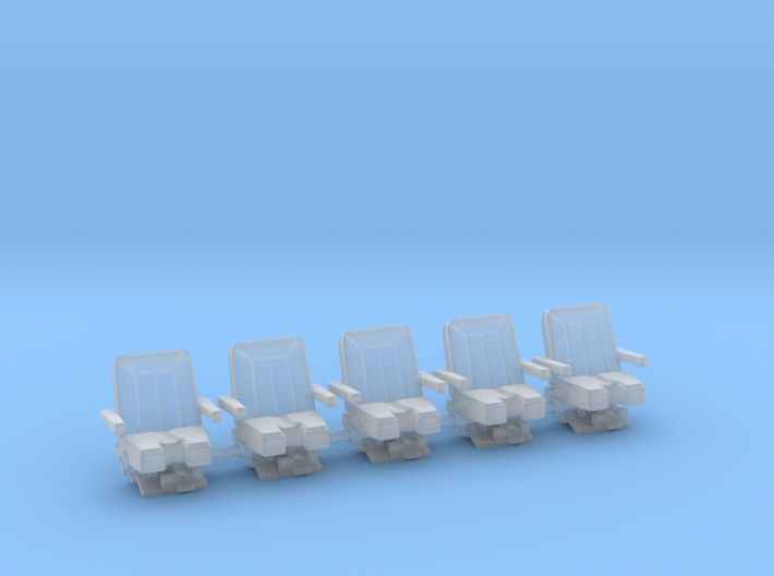Seats for jet 1:72 5x 3d printed