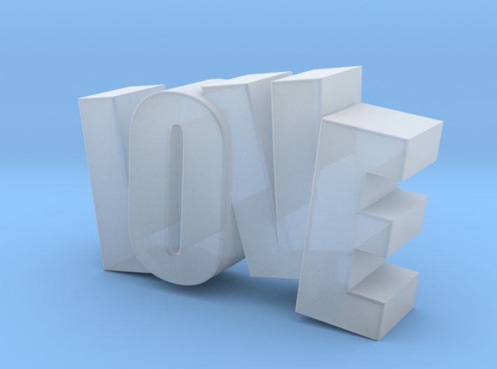 LOVE in motion 3d printed