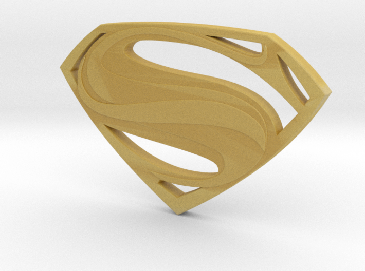 Man Of Steel - Double Sided 3d printed