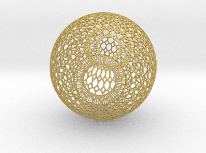 Lampshade (Ikebana-1 Honeycomb Wireframe) 3d printed