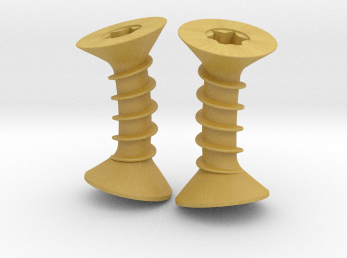 Cufflinks screw - Torx/ Phillips 3d printed