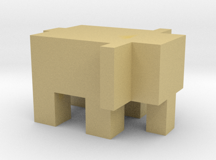 Cubic Elephant 3d printed