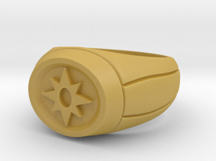 Violet Lantern Ring 3d printed