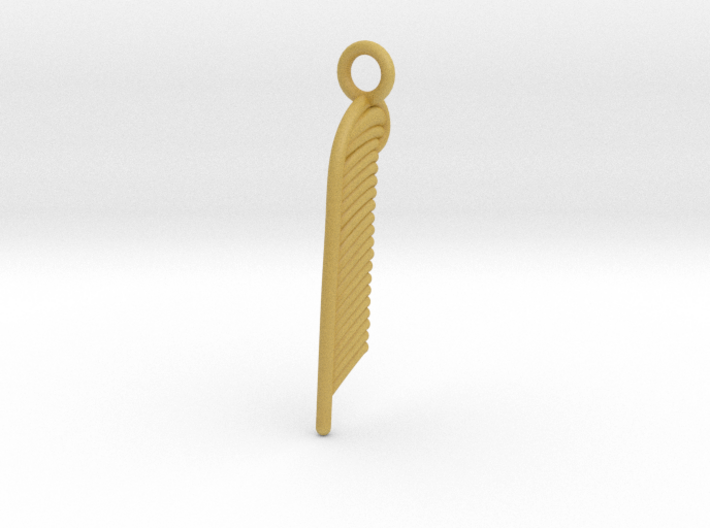 Feather of Ma'at Pendant 3d printed