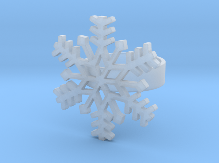 Snowflake Ring Size 7 3d printed