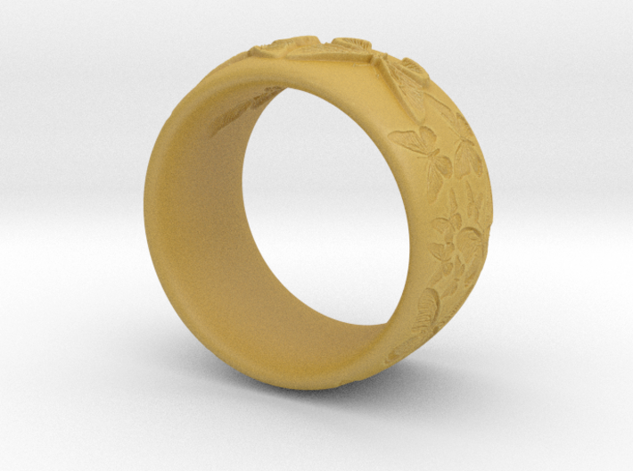 Butterfly Ring One 3d printed