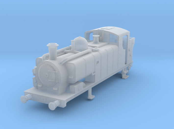 Body for 00 gauge GWR 97xx Condensing Pannier Tank 3d printed
