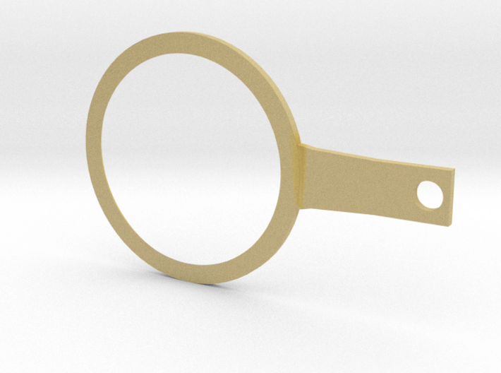 Lever for 4cm ping pong ball (movable puppet eye) 3d printed