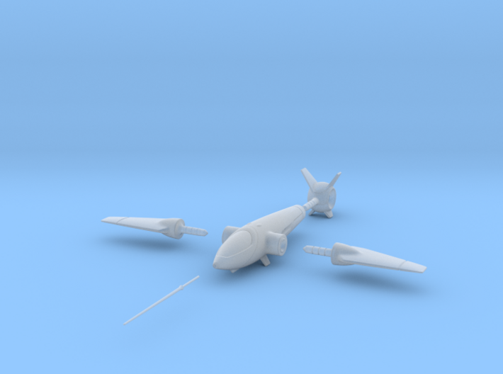 Hummingbird Spaceship Toy 3d printed