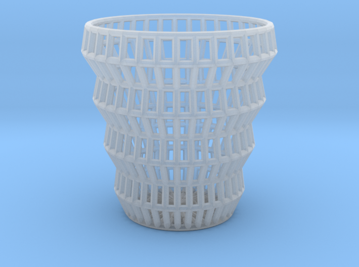 Wireframe Espresso Cup (Shell) 3d printed