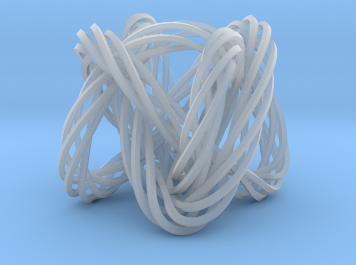 Knot, Knot. Who's There? Lissajous knot. 3d printed